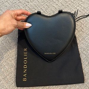 Bandolier Genuine Leather Heart Pouch
